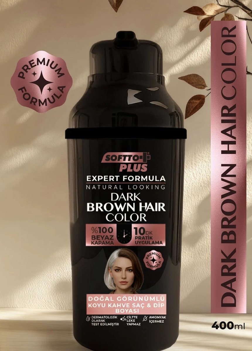 Softto Plus Expert Woman Dark Brown Hair Color 400ml