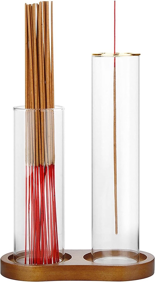 Houten Inverted Incense Burner voor Sticks, Aromatherapie, Yoga en Thuisdecoratie, Perfect voor Sfeer en Ontspanning
