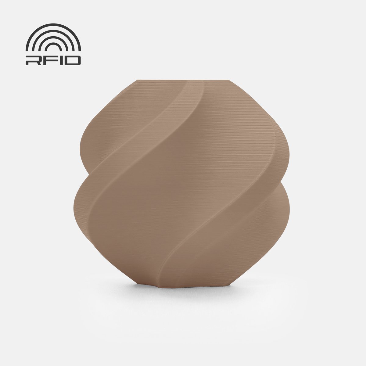 BAMBU LAB PLA Matte Latte Brown zonder spoel 1.75mm