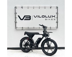 Vilolux® Fatbike C80 PRO 24 INCH - NFC vergrendeling - voorrek - 2025 Model - Legaal - Rijklaar geleverd - Niet opvoerbare fatbikes - 2 Jaar garantie - Hydraulische remmen - Alarm - zwart