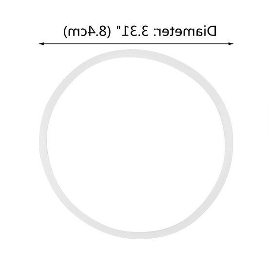 Flexibele O-Ringen Vervangingsgaskets - Rubberafdichtingen voor Blender, Keukenapparatuur en Mixers - Set van 6 Stuks — afbeelding 2