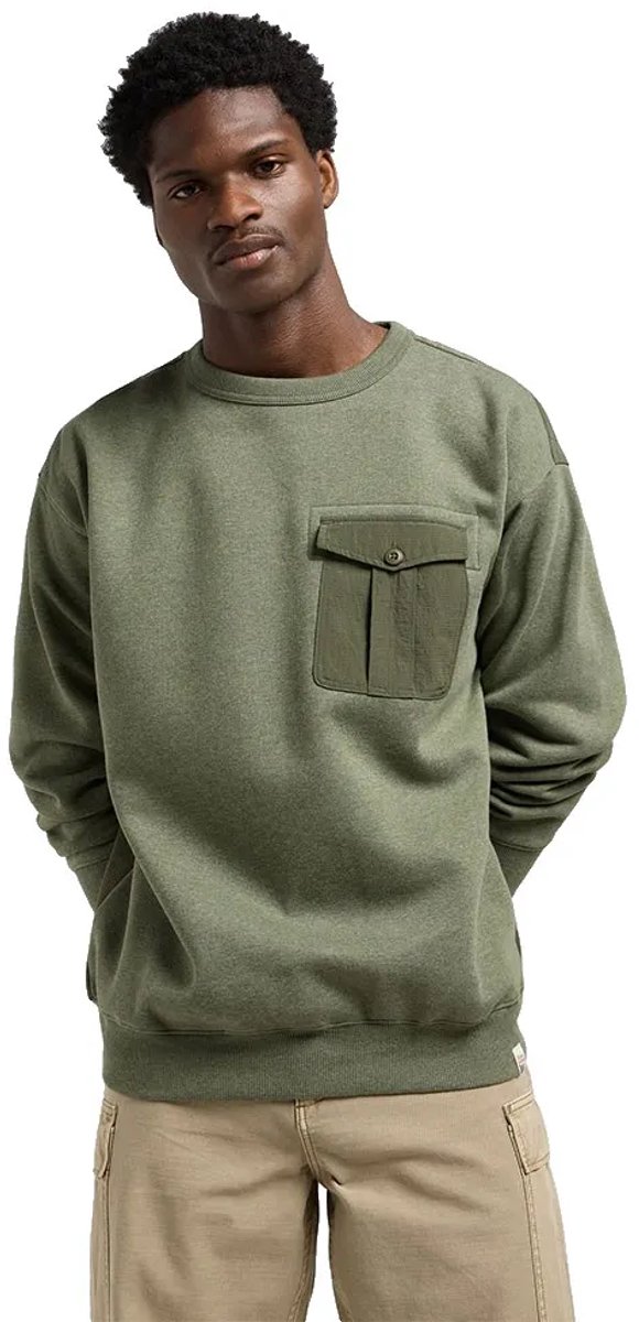 Lee Utility Sweatshirt L Man Oak Moss