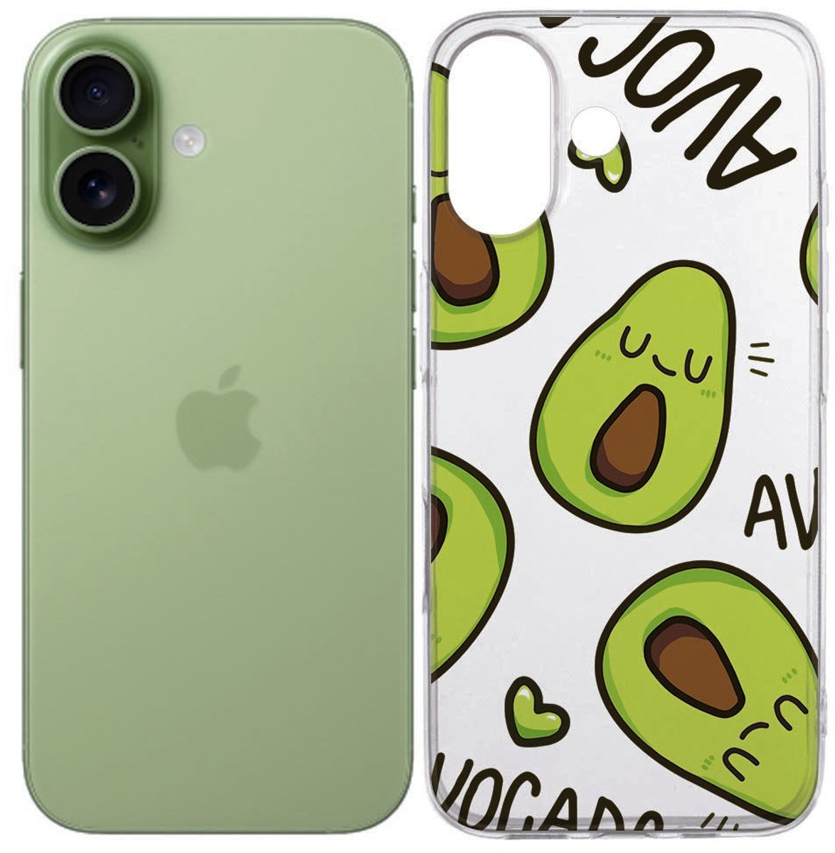 Hoesje Apple iPhone 17 Avocado Singing – TPU