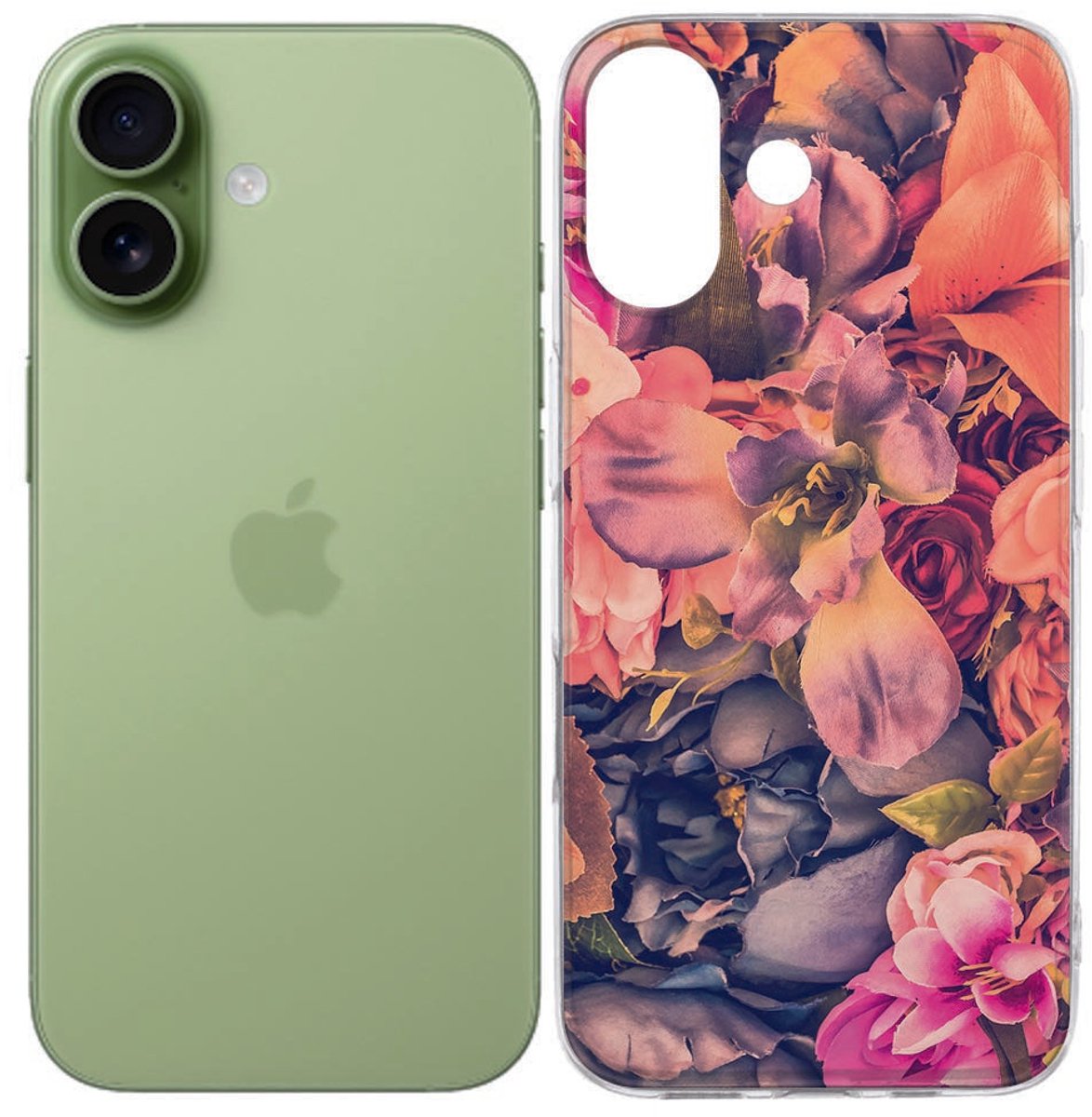 iPhone 17 Hoesje Bosje Bloemen – TPU Back Cover