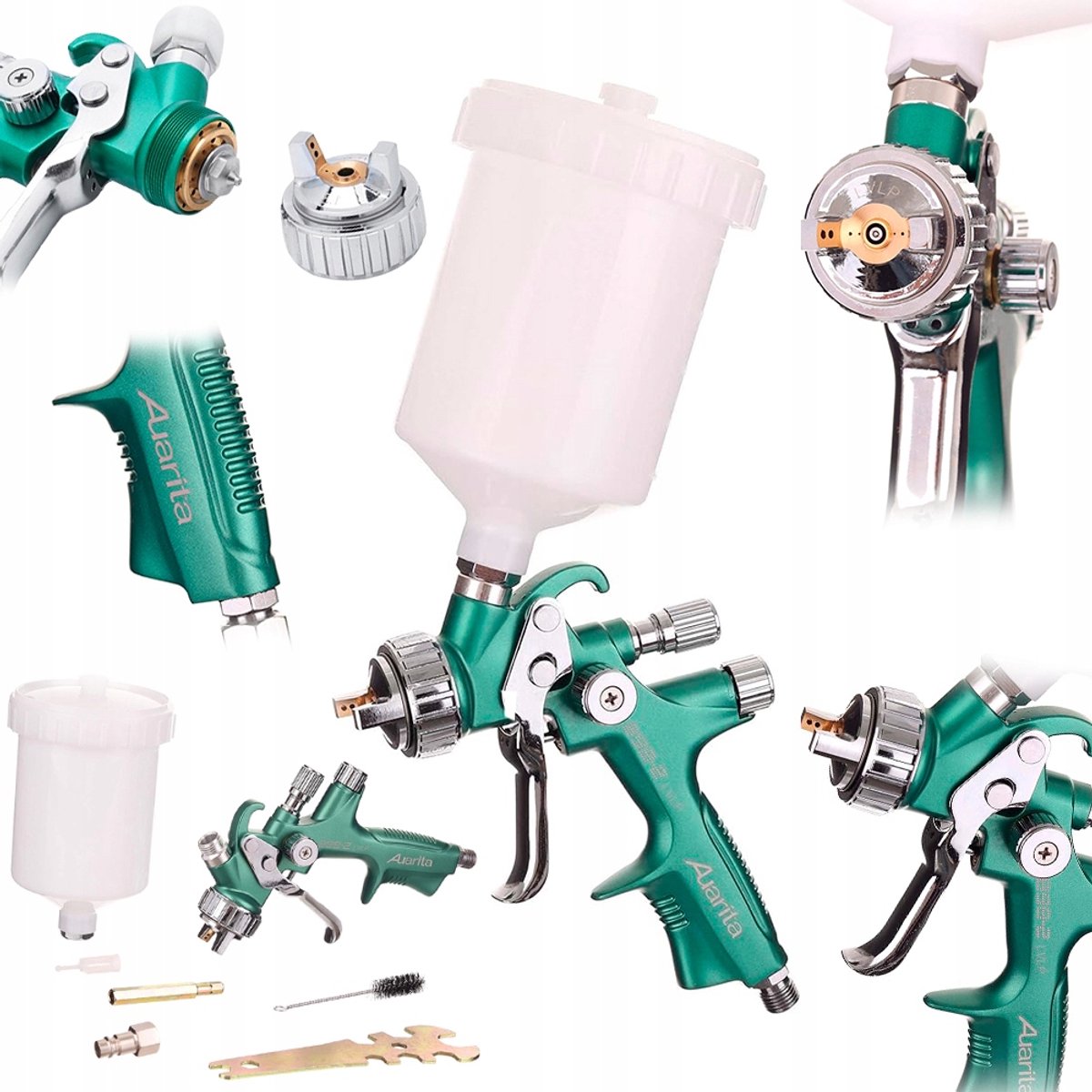 Auarita LVLP Verfspuitpistool 1.4mm - Professioneel Lakspuitgereedschap