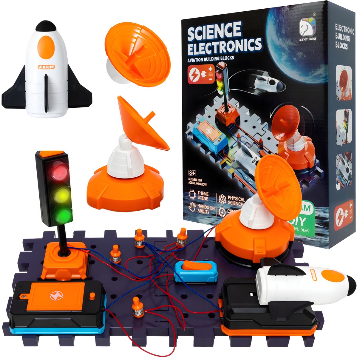 Educatieve Elektronica Set voor Kinderen: Lezen in Leuk Experimenteren
