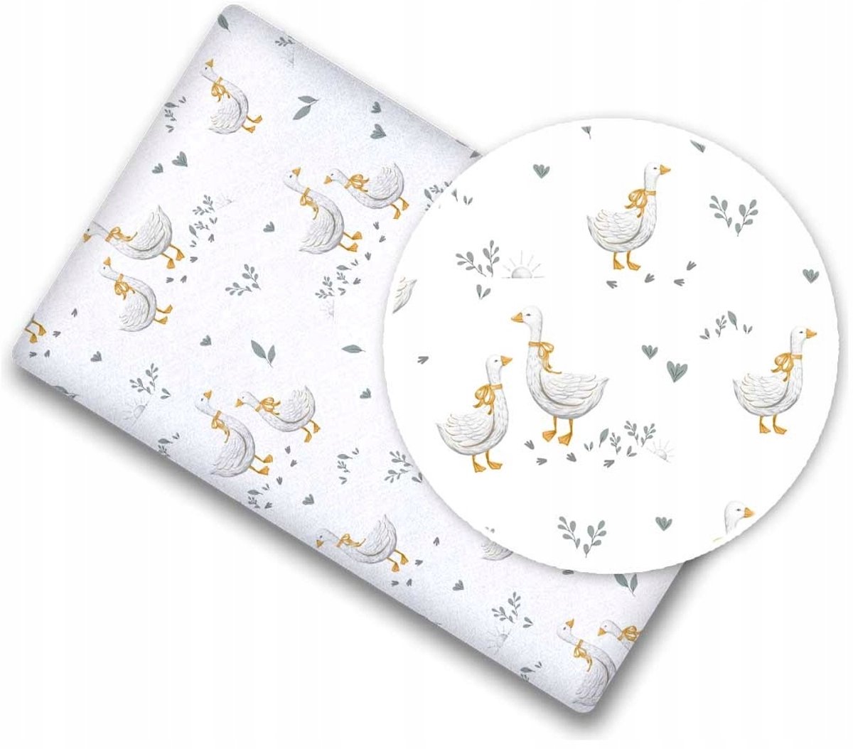 Babymam hoeslaken 160x80 cm met elastiek, 100% katoen