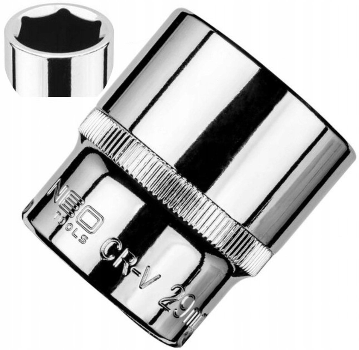 NEO 29mm 1/2" Zeskantige Dop - 25 Jaar Garantie