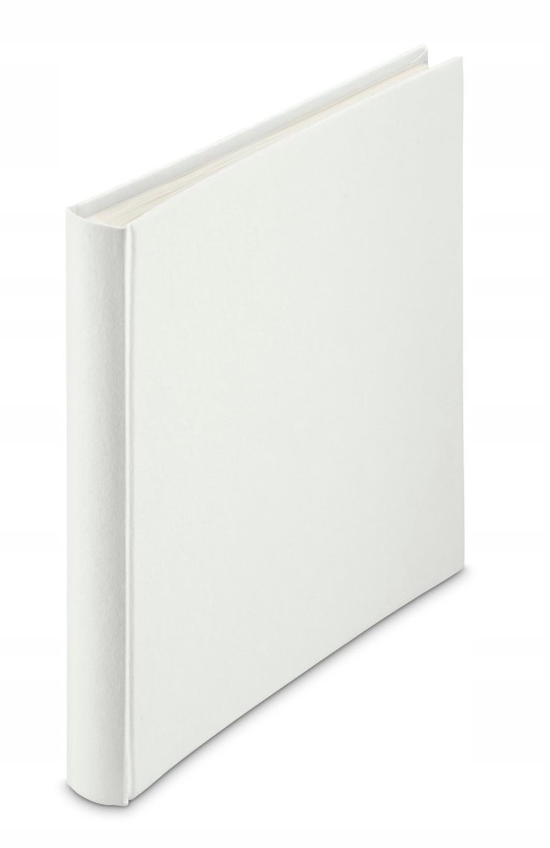 Hammer Gekreukt Fotoalbum 30x30cm Wit - 80 Wit Pagina's