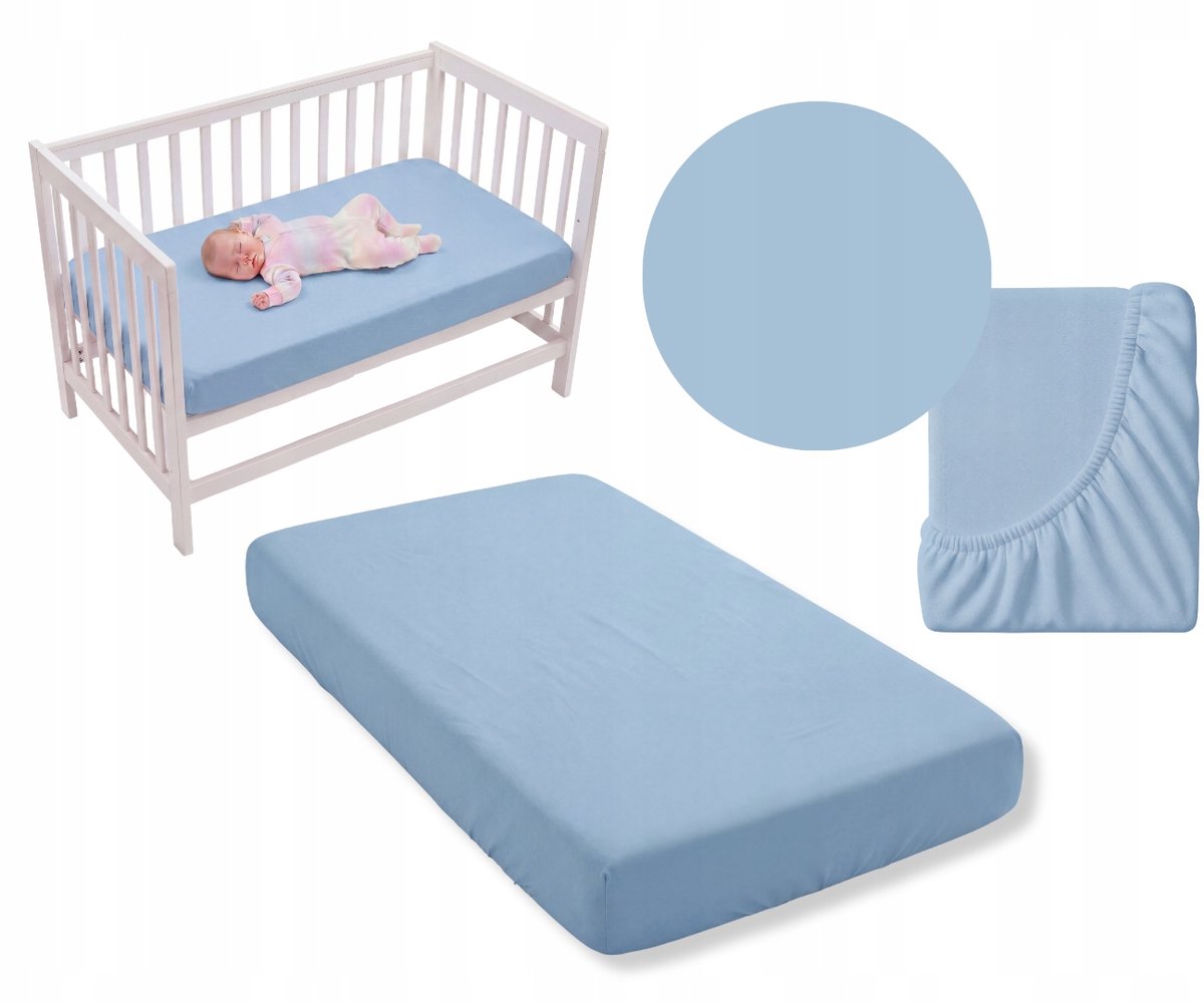 Laken met elastiek voor ledikant 140x70 cm 100% katoen