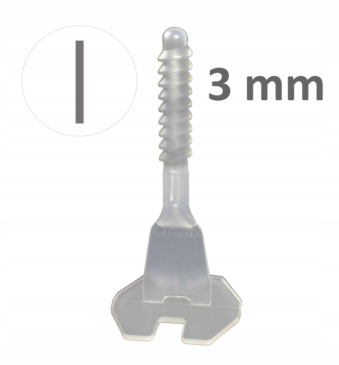 Twist Level Tegel Leveling Systeem - 3mm Basis & Draaikoppen