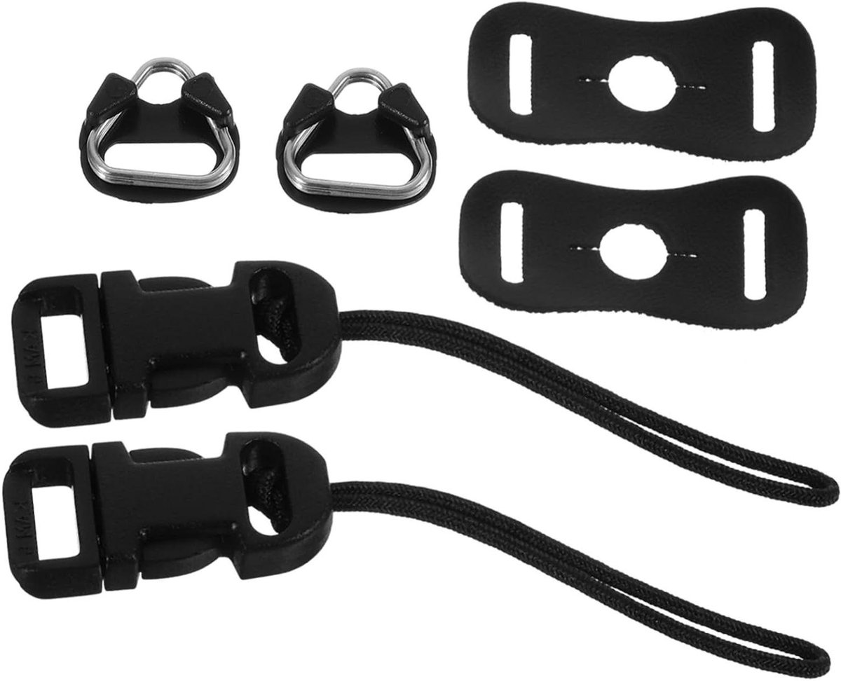 Camera Accessoires Kit - Riem Bevestiging - Veilig Vervoer - Veelzijdige Set - 8 cm - Zwart