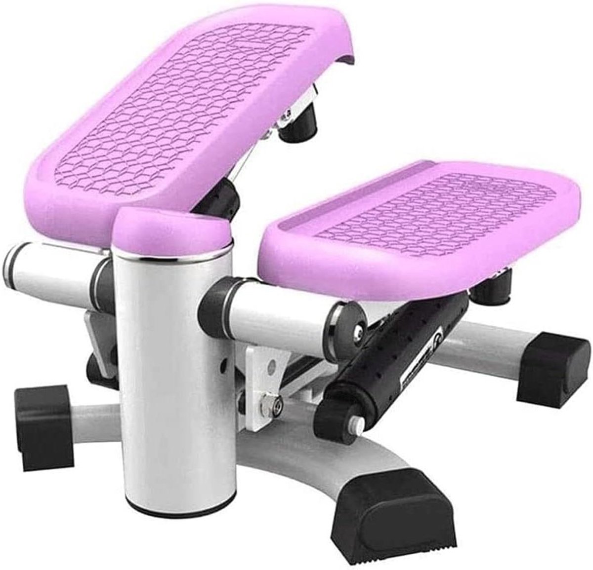 Mini Stepper - Fitnessapparaat - Thuis Trainen - Draaibeweging - 150 kg Belasting - Zwart