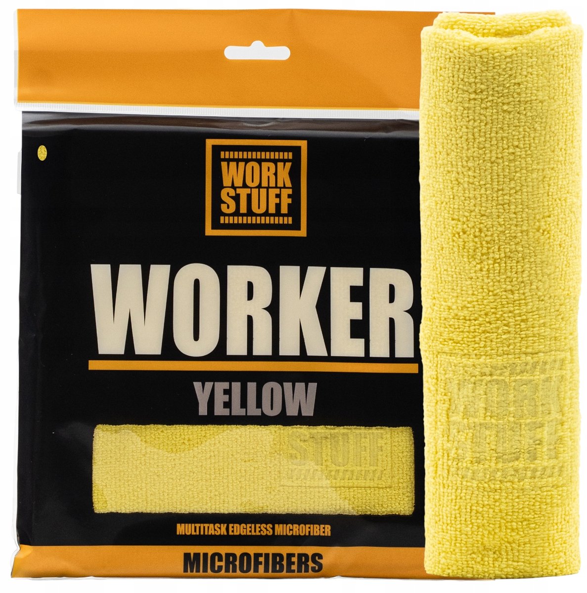 Work Stuff Worker Gele Microvezeldoek Zonder Naad 40x40cm 320g