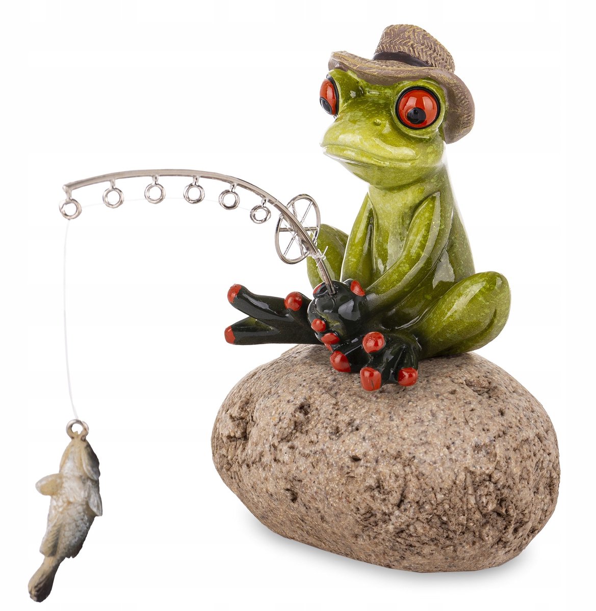 Grappig uitziend Visser-figuur 14x11x17 cm - Uniek cadeau