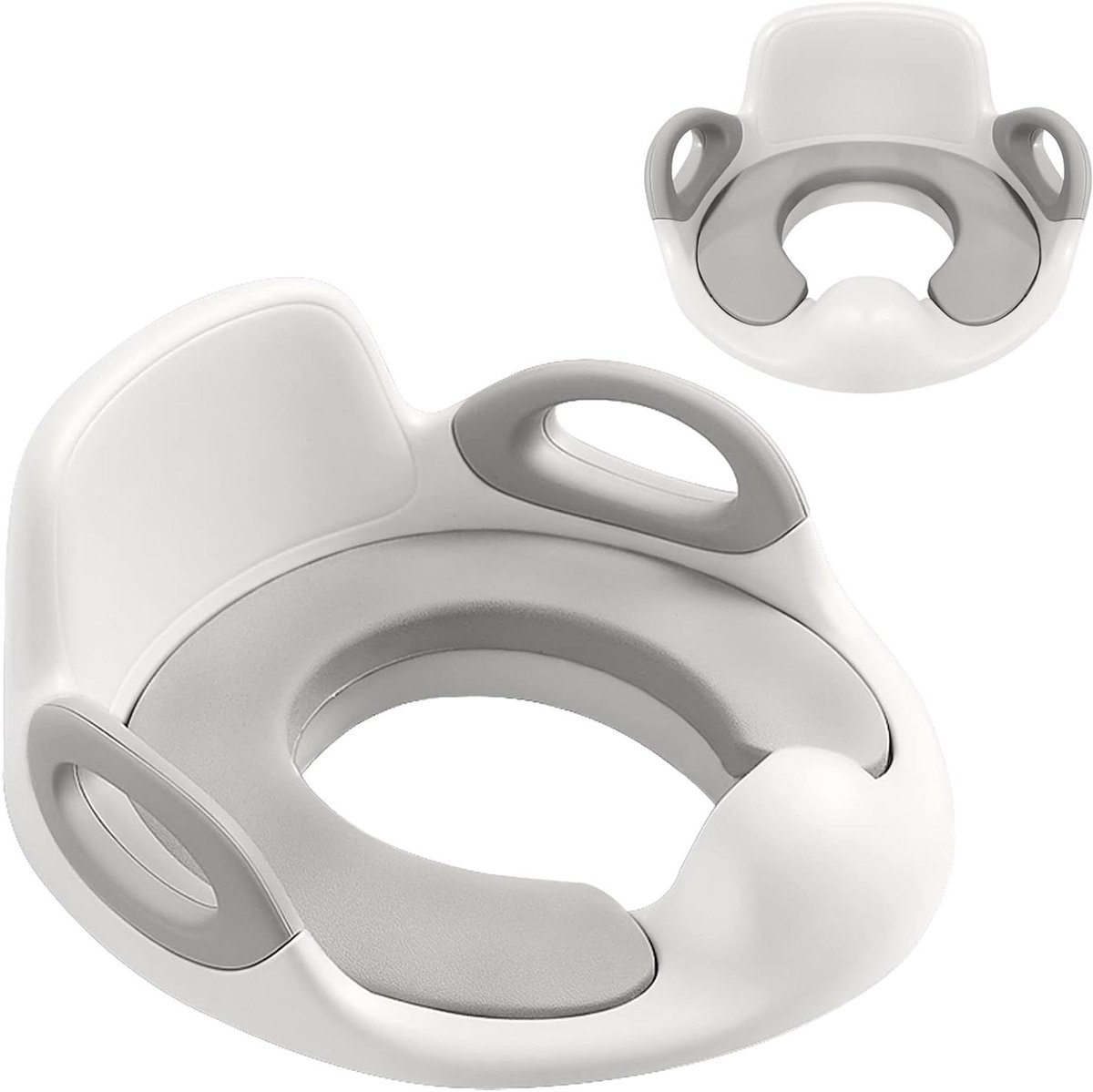 Potty training seat - Kinder toilet - Zelfstandig plassen - Zacht PU zitje - 33 x 37 x 16 cm