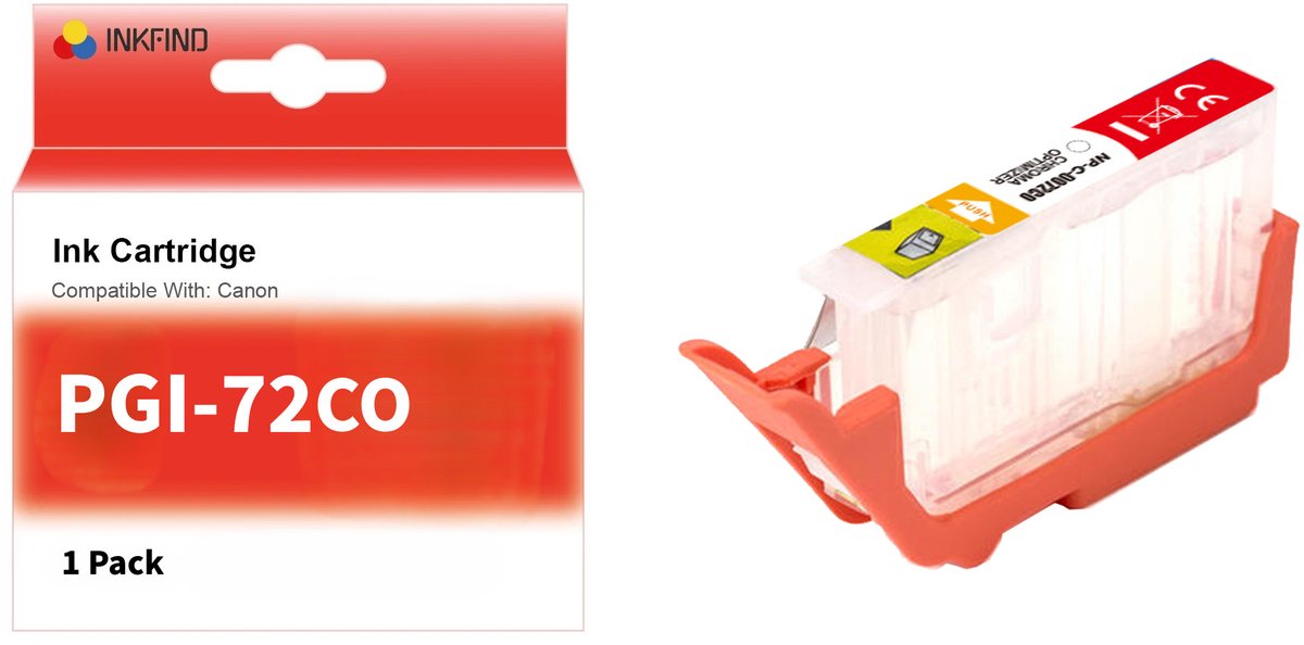 INKFIND PGI-72 CO inktcartridge compatibel met Canon PGI-72 PGI72 Geschikt voor Canon Pixma Pro-10 Pro-10s – 1 Pack CO