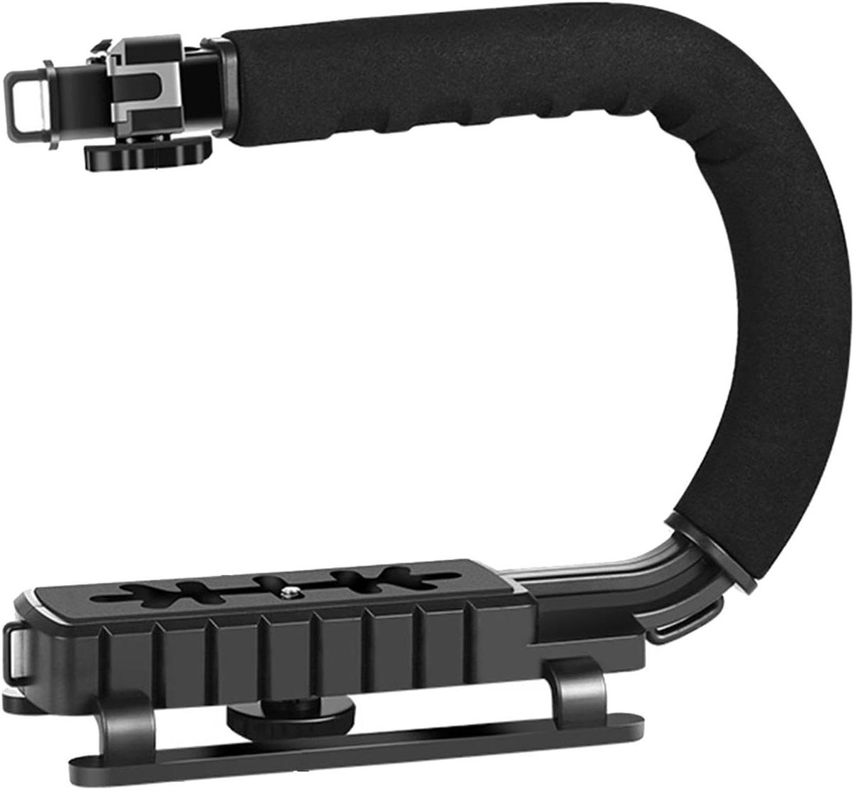 Camera Stabilisator Handvat - Video Grip - Vloeiende Beelden Maken - Unieke C-vorm - 25 x 21 x 9 cm