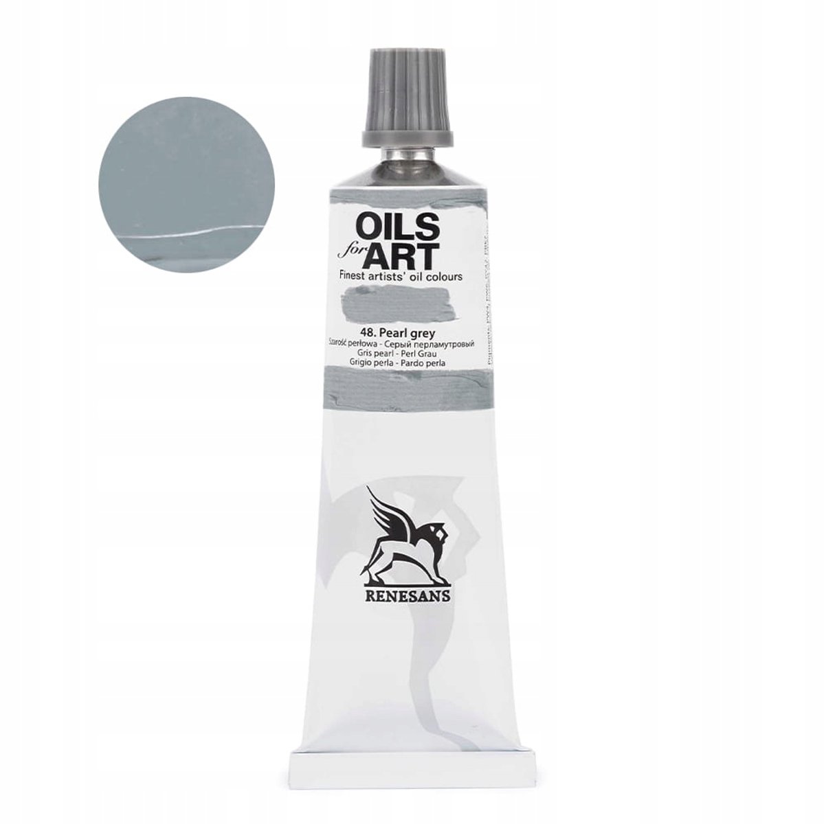 Renesans Olieverf Olej for Art 60ml - 48 Parelgrijs