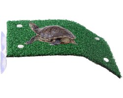 Rustplatform Reptielen - Zonneplateau Aquarium - Dieren Verzorgen - Met Kunstgras - 208 cm Breed - Veelkleurig