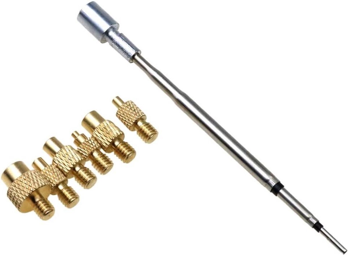 Soldeerbout Tip - Afwerking Tool - 3D Print Verfraaien - Verwisselbare Koppen - Diverse Maten - Zilver