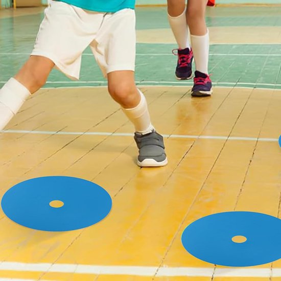 Voetbal Disc Markers - Oefen Schijven - Sport Training - Duurzaam PVC Materiaal - 15.5 cm Diameter - Felle Kleuren — afbeelding 5