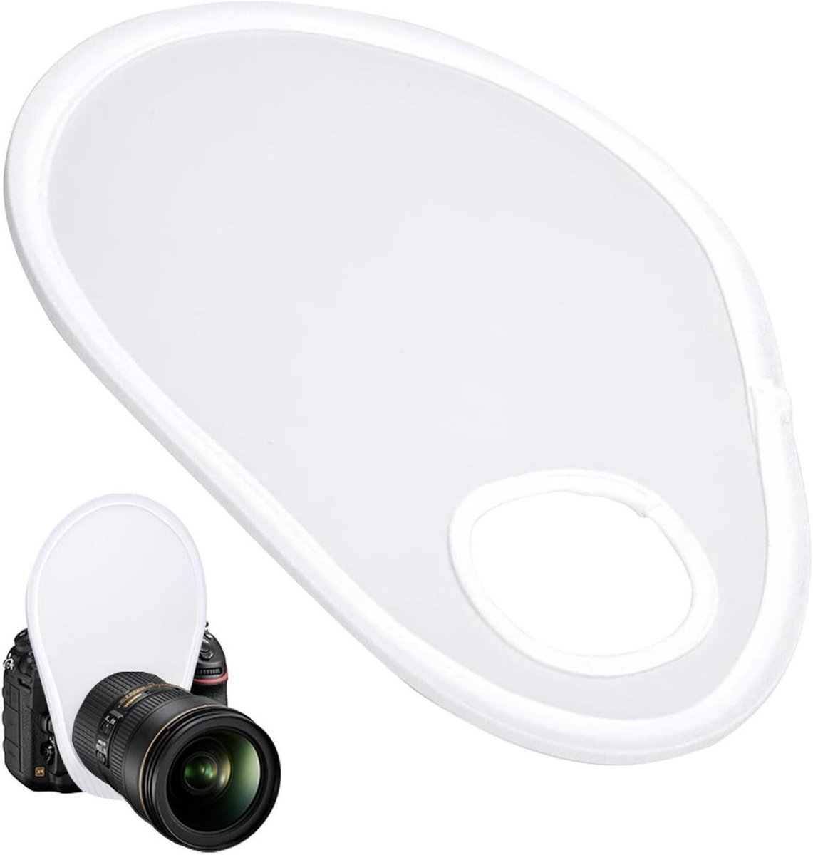 Camera Flits Diffuser - Opvouwbare Diffuser - Betere Foto's - Natuurlijke Belichting - 30 cm - Wit
