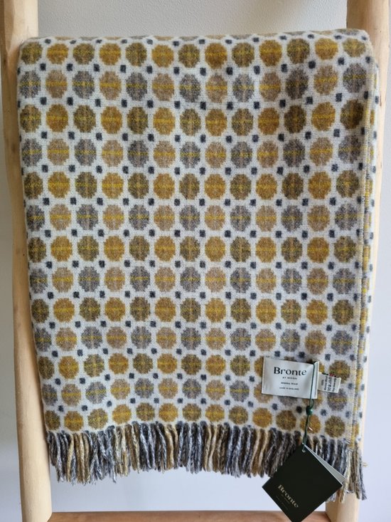 Wollen Plaid - MILAN Gold (Merino) 140x185cm - Bronte x Plaids.shop