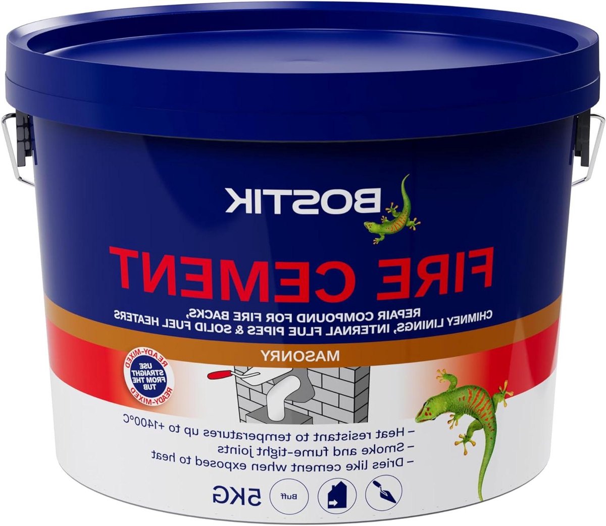 Brandcement - Cementlijm - Duurzame Verbindingen - Waterdichte Afwerking - 1 Kilogram - Natuurlijk