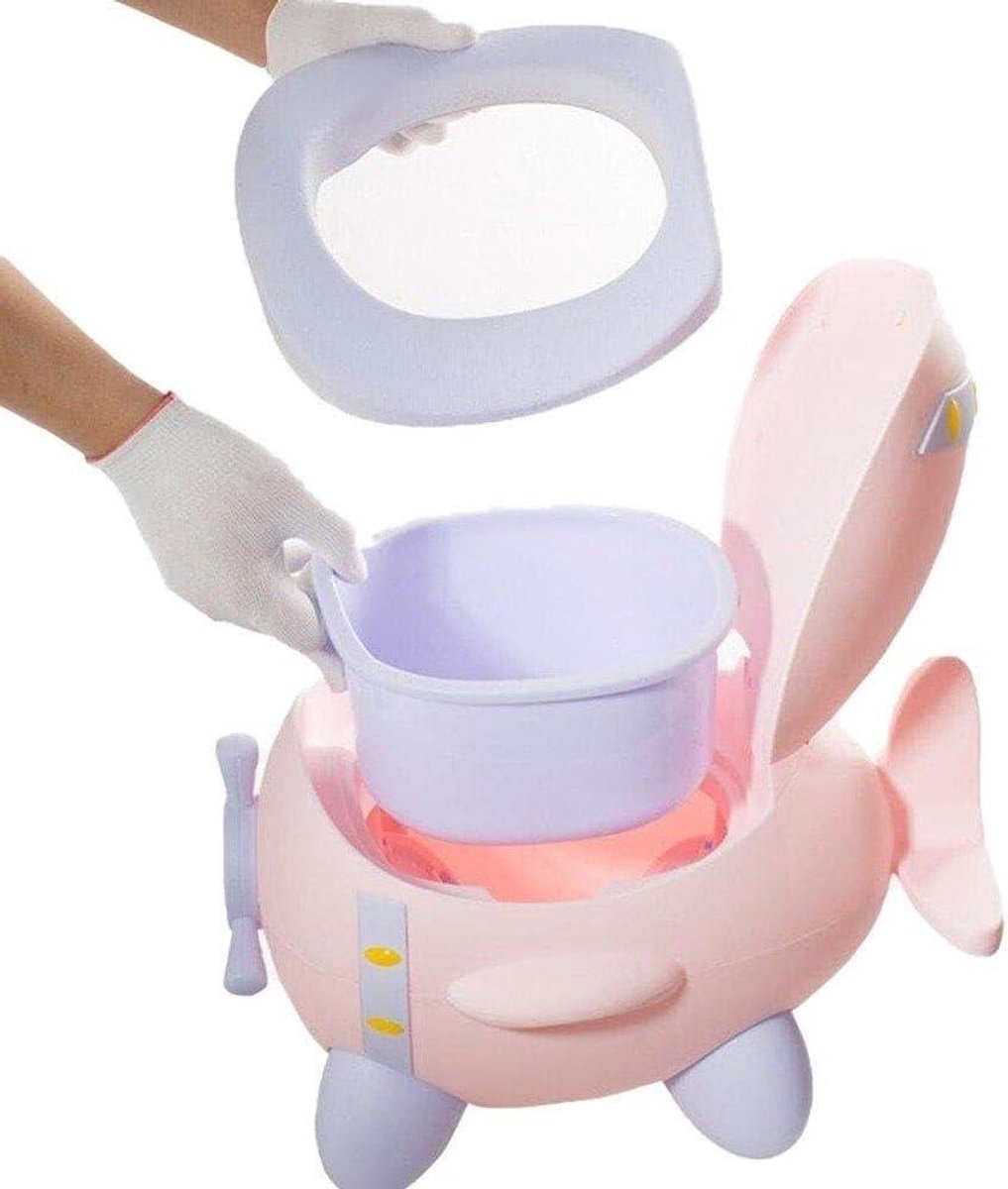 Kinder Potje - Zindelijkheidstrainer Baby - Zindelijkheidstraining - Leuk Vliegtuig Ontwerp - 30cm Hoog - Roze