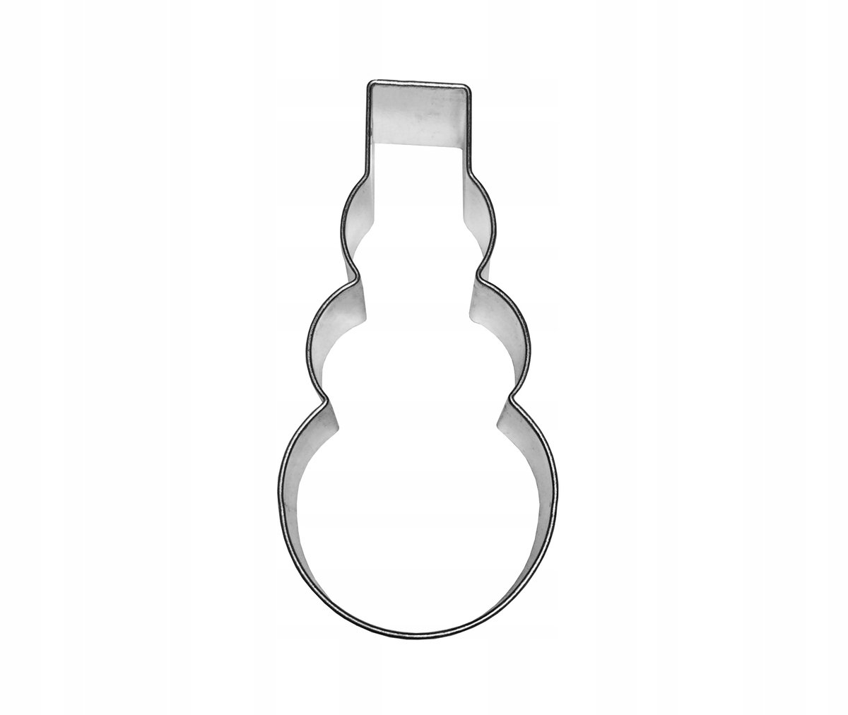 Kerstman Koekjesvorm 6 cm - Metalen Uitsteker voor Koekjes en Pepernoten