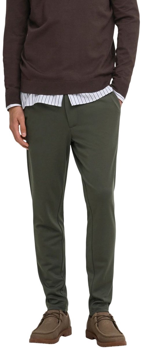 Only & Sons Heren Chino Broek ONSMARK slim Groen 28W / 30L Volwassenen