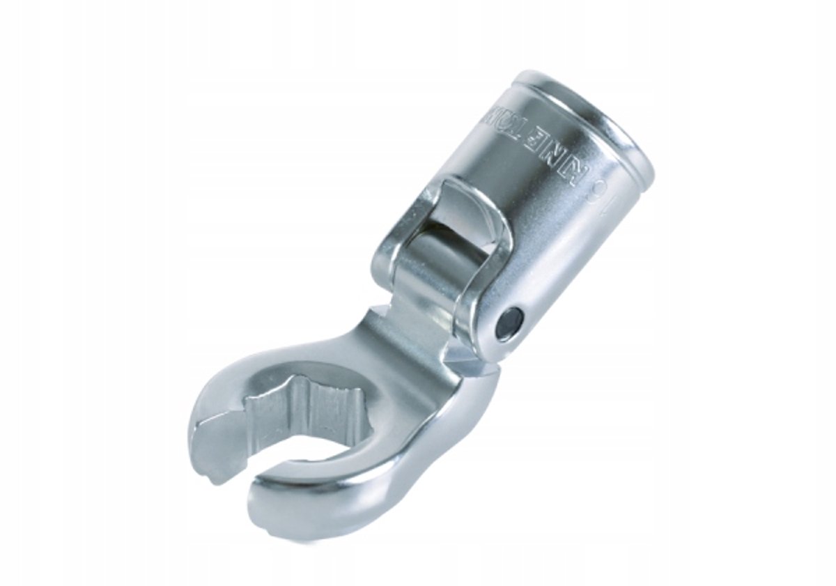 King Tony 9 mm 3/8" ratelsleutel met open ring - flexibel en duurzaam