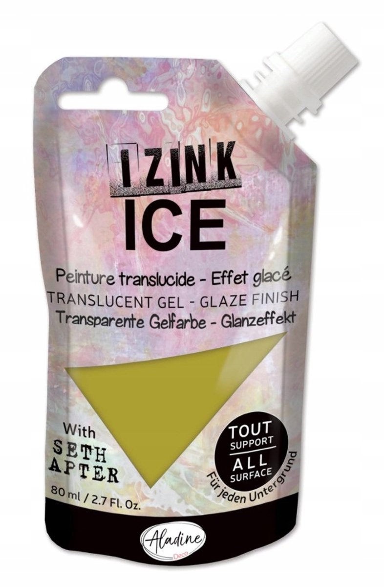Izink ICE Gelverf Limoncello 80ml - Transparant Kleureffect
