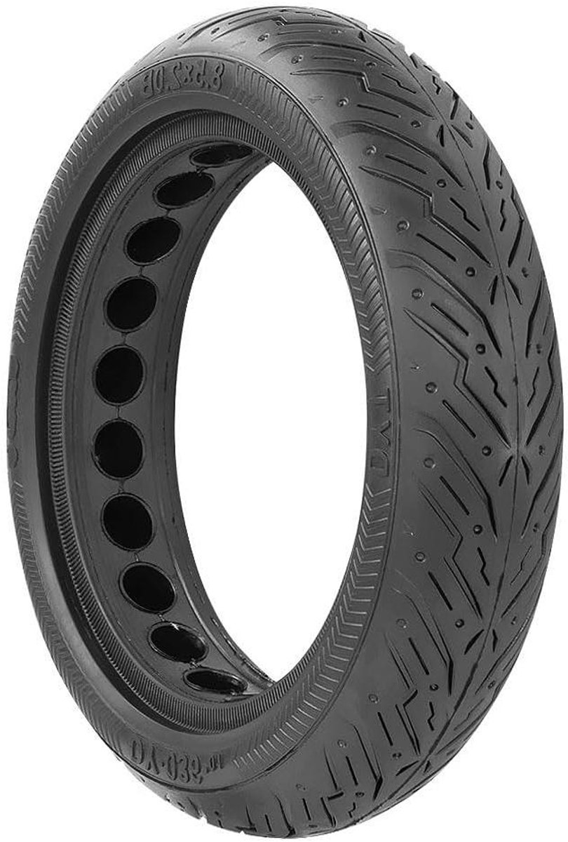 Massieve Banden - Scooter Banden - Veilig Rijden - Anti-slip Profiel - 8.5 Inch - Zwart