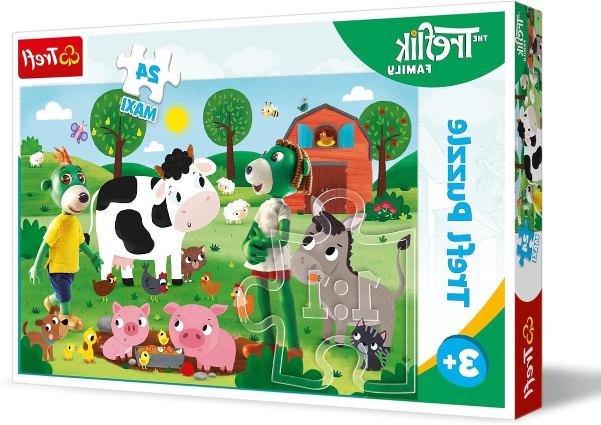 Legpuzzel 24 Maxi - Kinderpuzzel - Spelenderwijs Leren - Grote Stukken - 60x40 cm - Multicolour