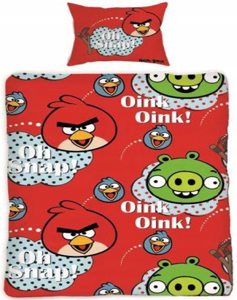 Angry Birds Beddengoed 160x200 cm - 100% Katoen