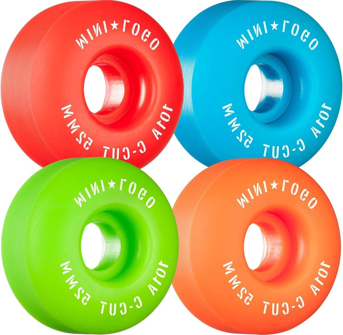 Skateboard Wielen Onderdelen Set Street Skaten Super High Rebound 52 mm Assorti