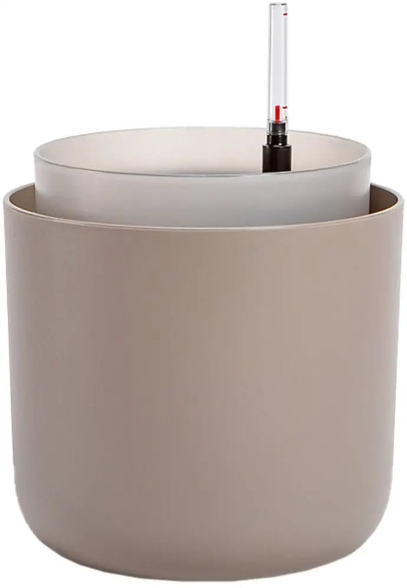 URBALIVE Tolita Zelfwaterende Pot Rond 16cm Lichtgrijs