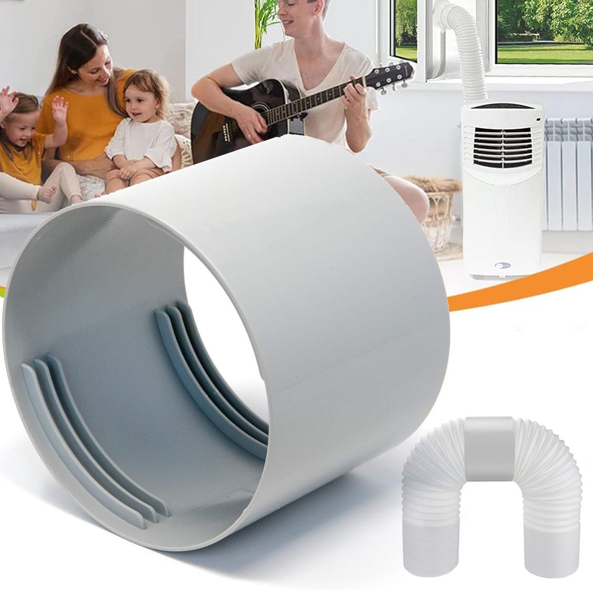Ø157mm Airconditioner Uitlaatslangconnector - Uitlaatslangaansluiting - Afvoerslangadapter - Aansluiting Voor De Afvoerslang Van De Airconditioning