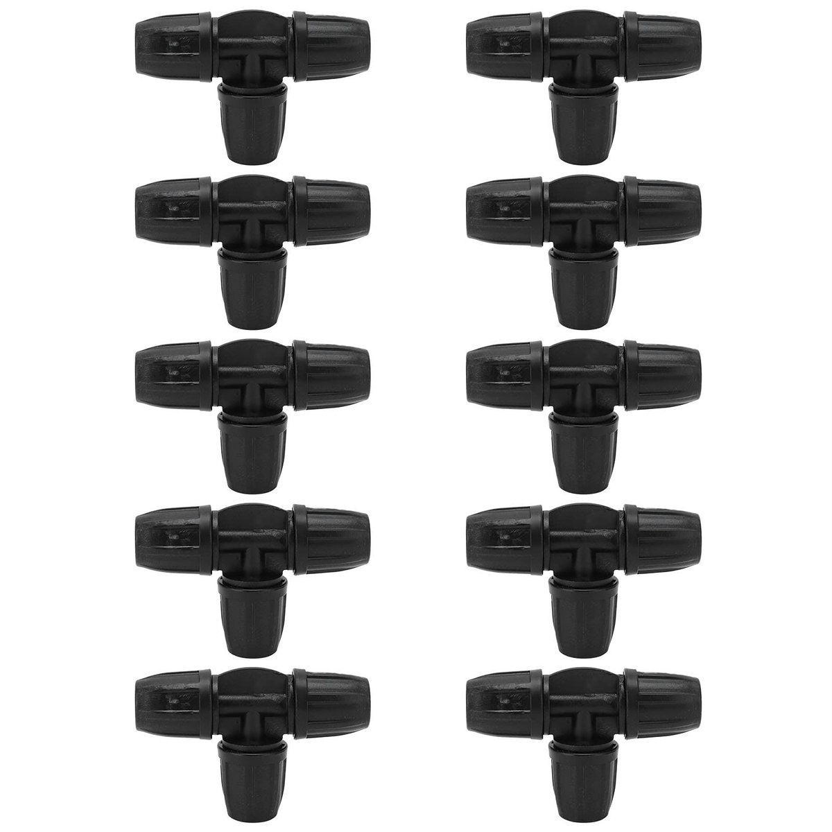Dailygoods- Pijp Connector - T-stuk - 8/11 Slang Aansluiting - Duurzaam ABS - Eenvoudige Installatie - Goede Afdichting