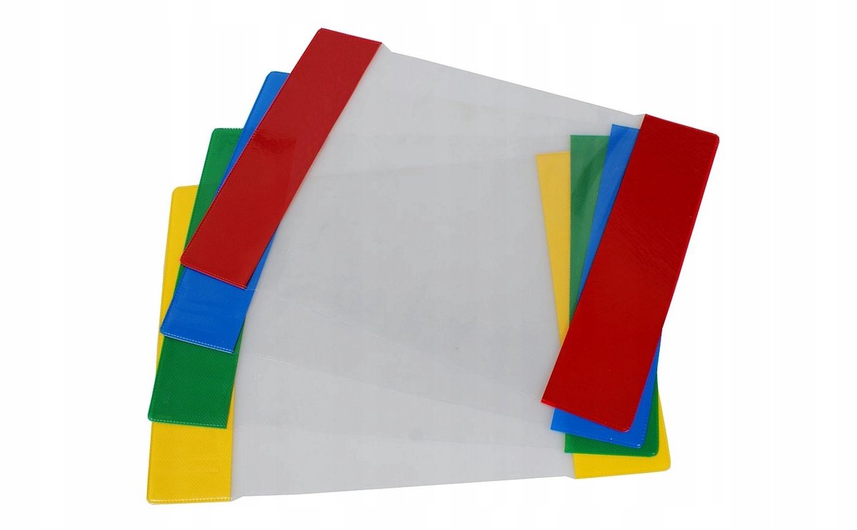 Biurfol A4 School Map - Transparant PVC met Kleurrijke Bladwijzers