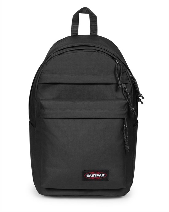 Sac à dos Eastpak Day Pak'r Pro noir avec une poche avant zippée.