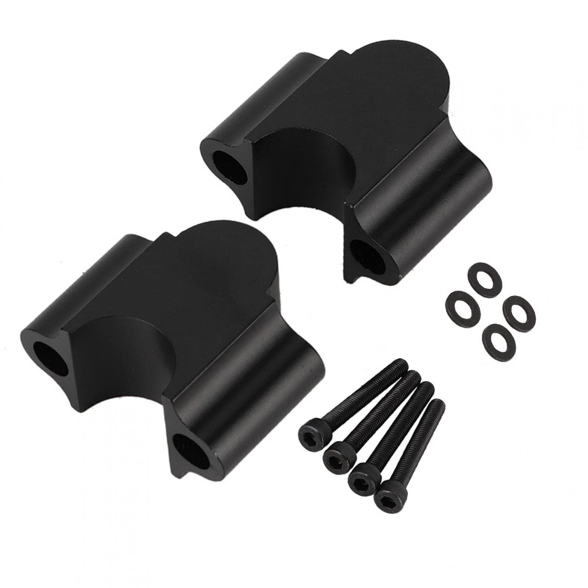 BRENZOOS- Stuur Riser Hoogwaardige Aluminium - Stuurpen Verlenging - 7/8 Inch (22mm) - Eenvoudig te Installeren - Comfort Verhoging - Duurzaam Materiaal - Stuurverhoger