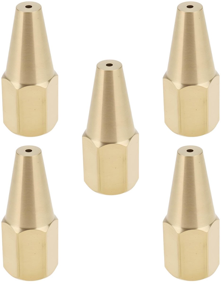 BRENZOOS - Set van 5 Acetyleen Lassen Spuitpistool Nozzles