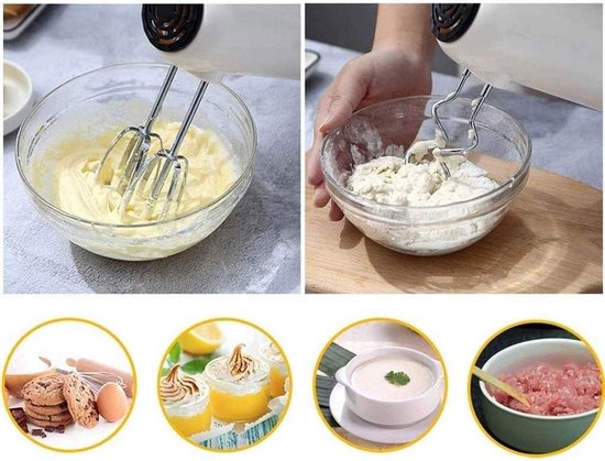 Handmixer - Keukenmixer - Bakken en Mixen - Met Opbergbasis - 200 Watt - Zwart — afbeelding 3