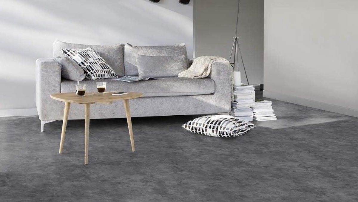 Vloerbedekking PVC - Vloer op rol - Binnen renoveren - Vochtbestendig - 1 x 7 m - Madras S