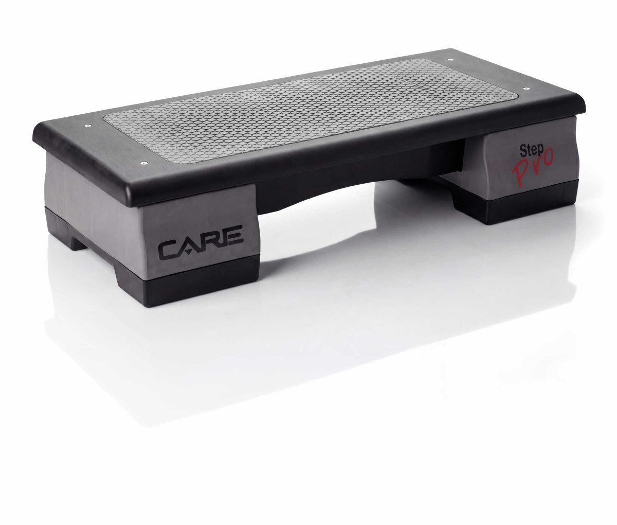 CARE STEP PRO T2 - Fitness step - Maximaal gebruikersgewicht 110 kg - 2 verstelbare hoogtes: 14 cm en 18 cm - Antisliprubber
