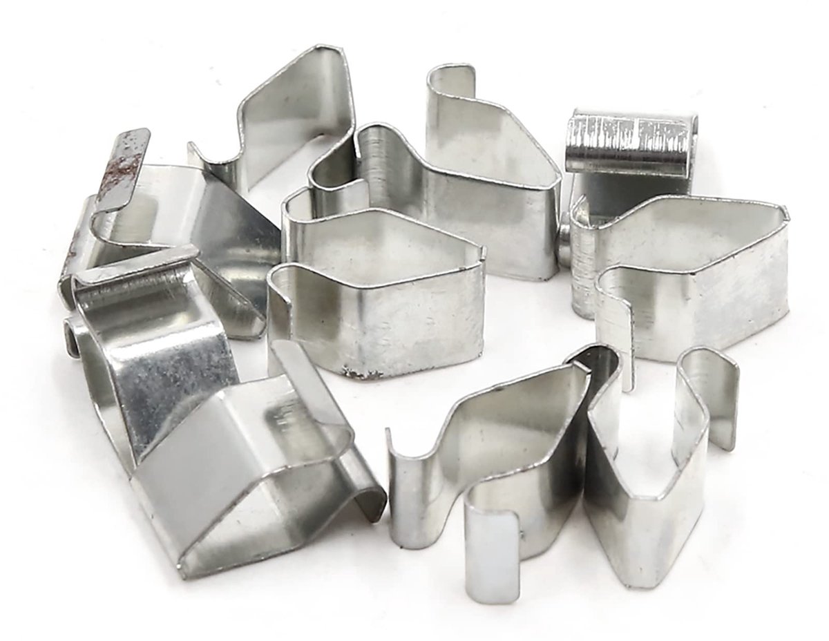 Dailygoods- Autodeurbekleding - 10 Stuks - Klinknagels/Clips - Metaal - Zilverkleurig - Duurzaam