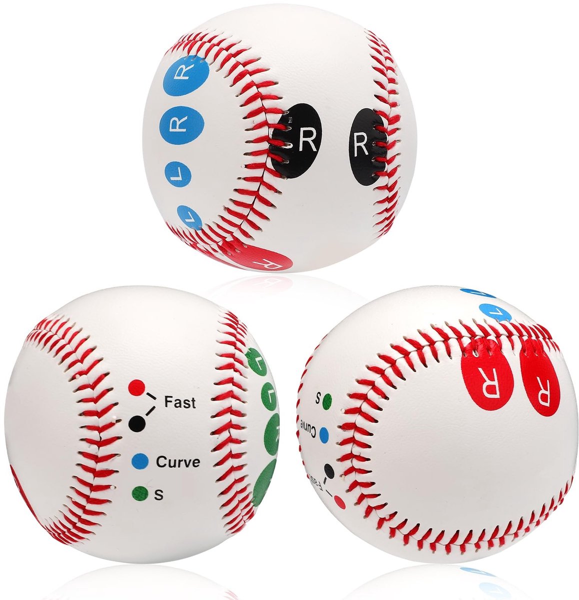 Dailygoods - 3 Stuks Honkbal Grip Trainers voor Beginners en Tieners